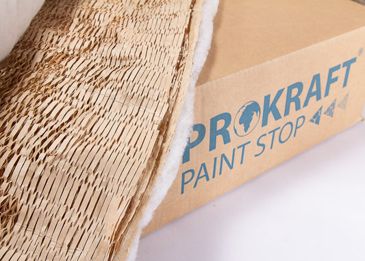 expanded paper spray booth filter with 7 layers of kraft paper