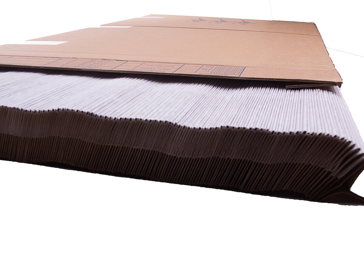 white cardboard spray booth filter in its box