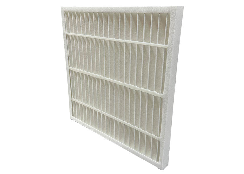 white air filter to catch dust in spray booth