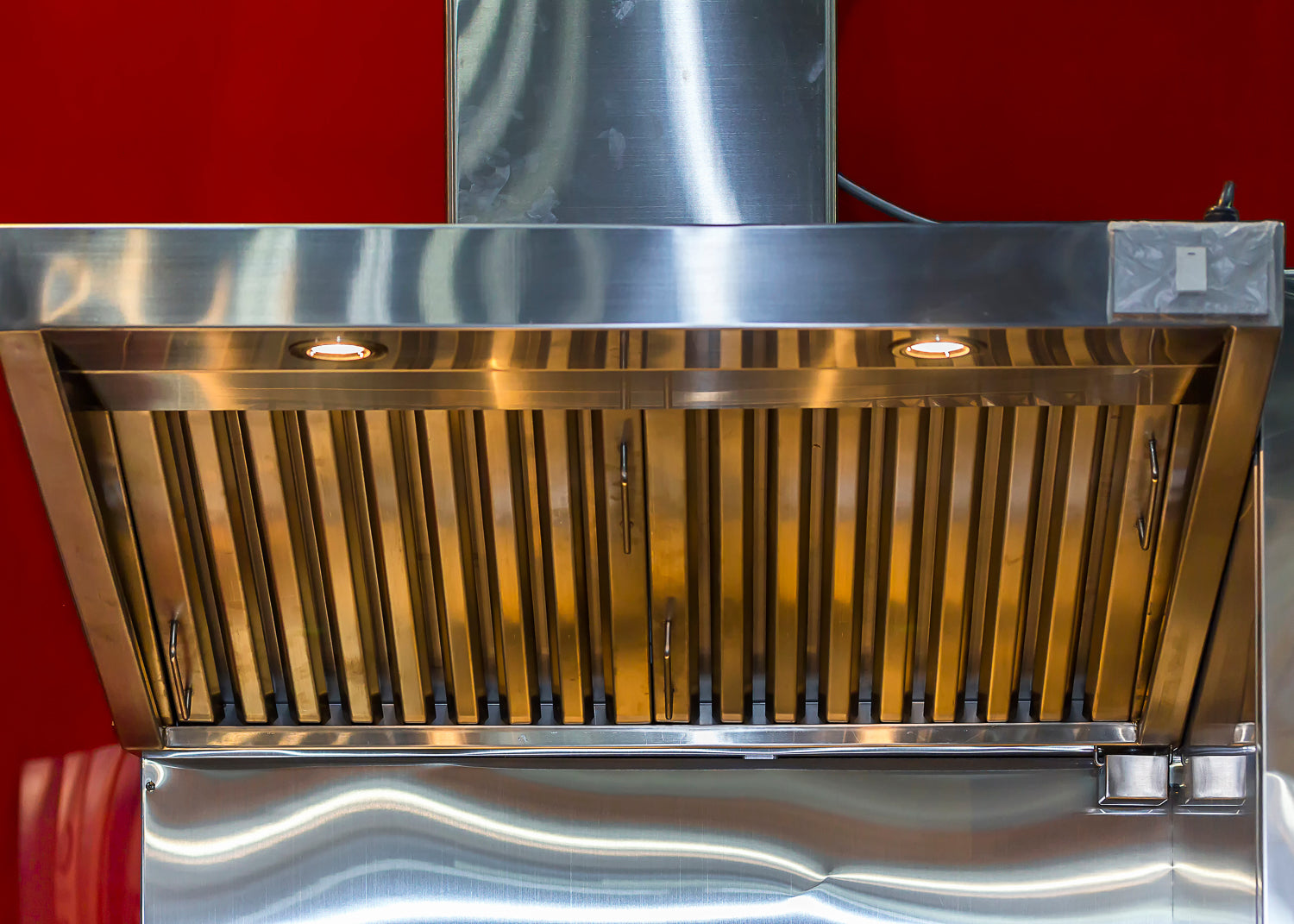 metal canopy baffle filter for kitchens and food preparation areas