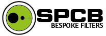 spray booth filter logo showing SPCB name and bespoke filters