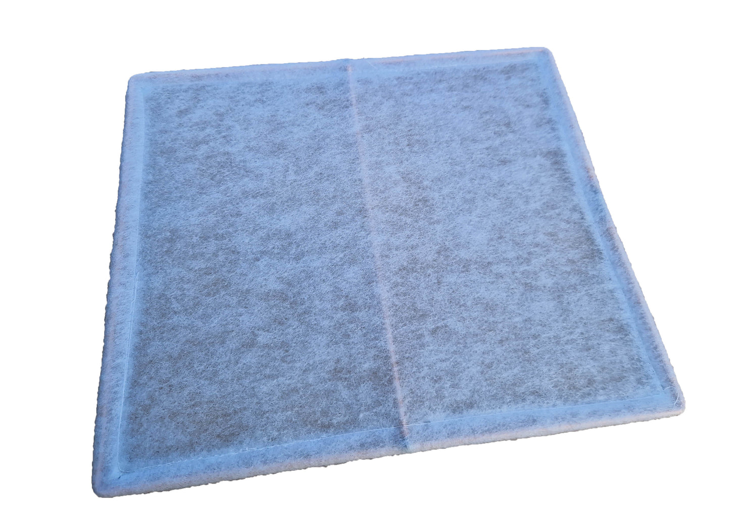 photo showing the front of one of our wire fan coil filters for air conditioning units and other air flow filtration