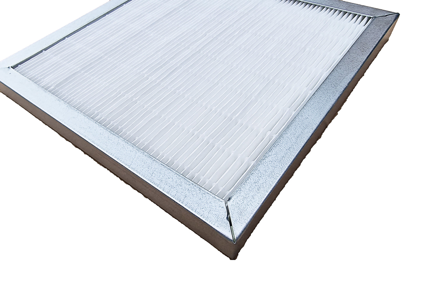 Pleated air filter panel for dust collection for use in various filtration systems.