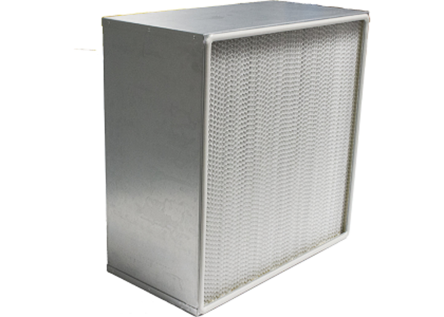 Absolute filter. HEPA deep pleat filter with a metal frame.