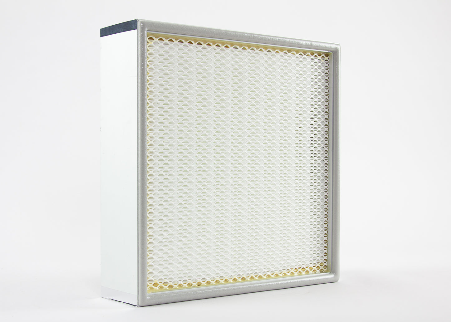 air filtration for schools. HVAC filter or hospitals. Photo showing hepa filter used to filter air and removing particulates.