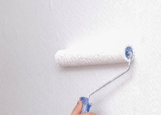 product being applied with a roller