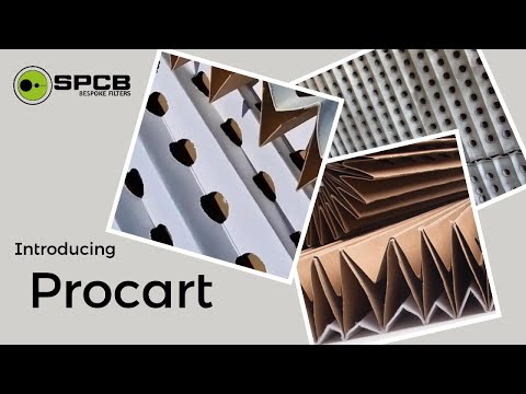 cardboard spray booth filters video showing our range of concertina filters