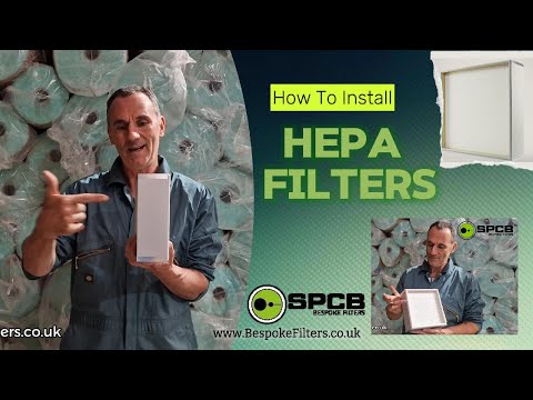 how to install HEPA filter. HVAC filter installation guide.