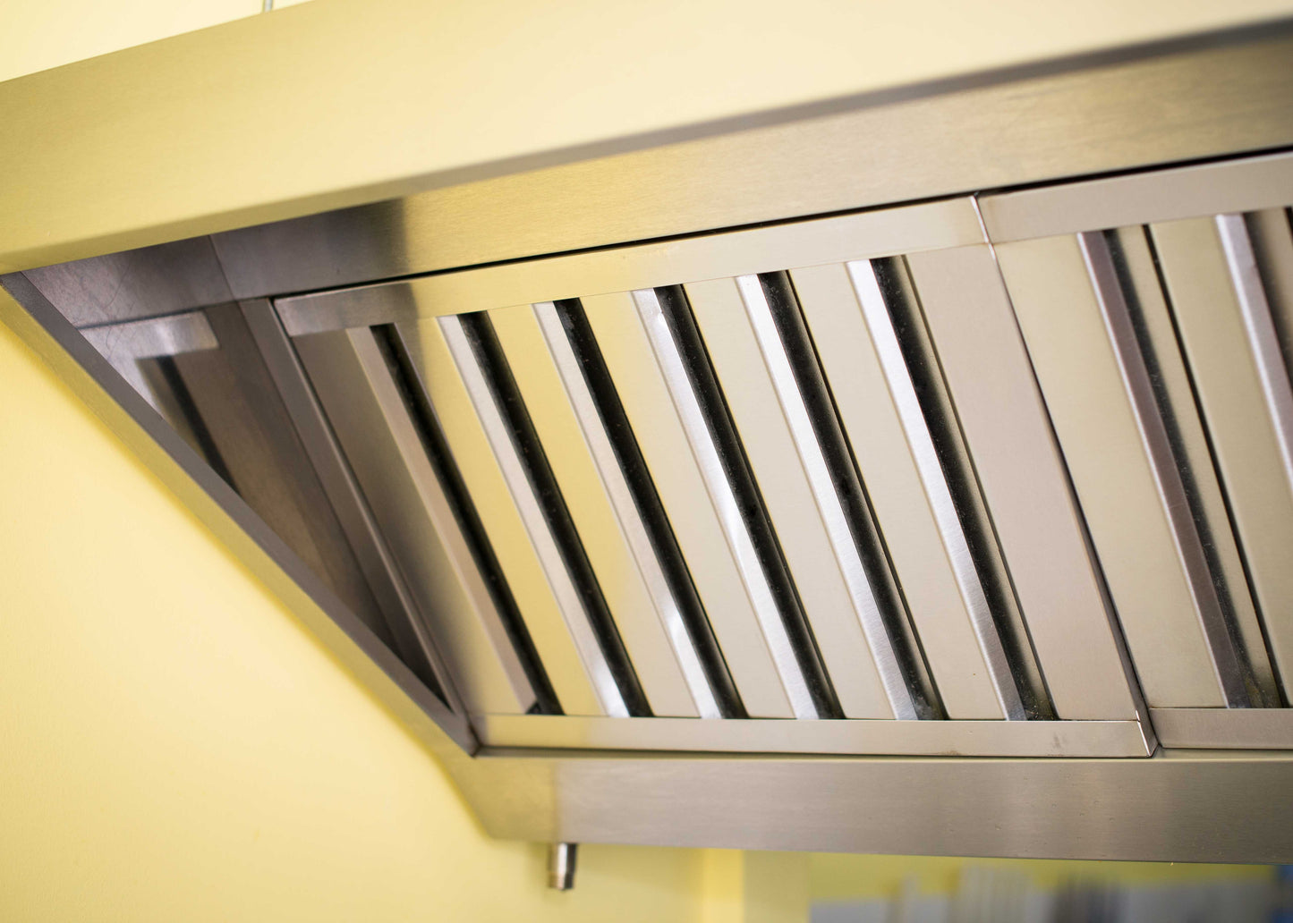 grease filters fitted in a extraction hood