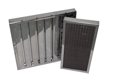 photo of our premium kitchen filter that combines a grease filter with flame baffle