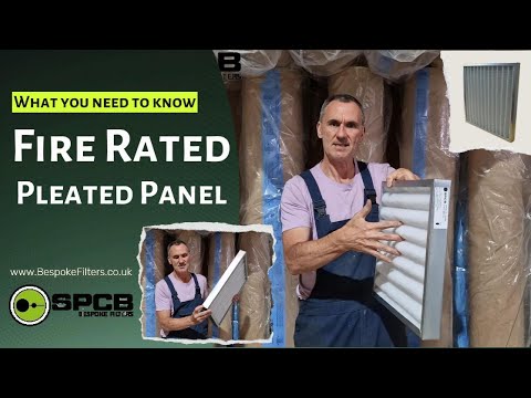 Fire Rated Pleated Panel