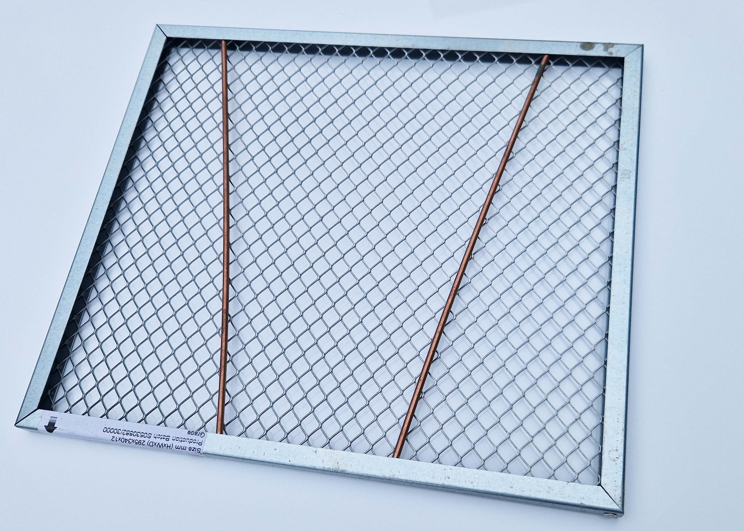 photo showing the reusable frame for our fan coil filters